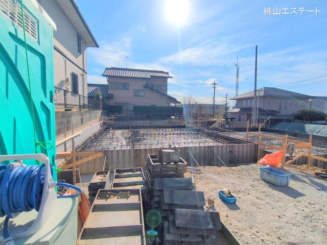 愛知県名古屋市天白区梅が丘3丁目の新築戸建て基礎写真 2025年12月9日撮影