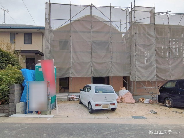 愛知県名古屋市天白区梅が丘3丁目の新築戸建て上棟写真 2026年1月26日撮影