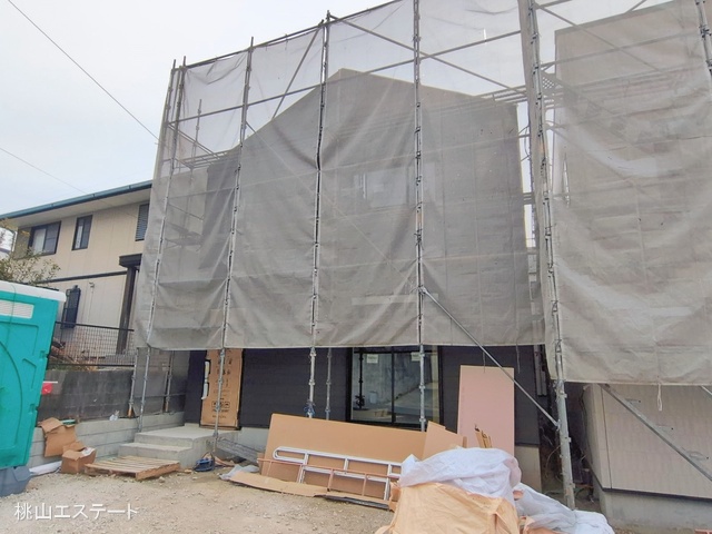 愛知県名古屋市天白区梅が丘3丁目の新築戸建てシート写真 2026年2月19日撮影