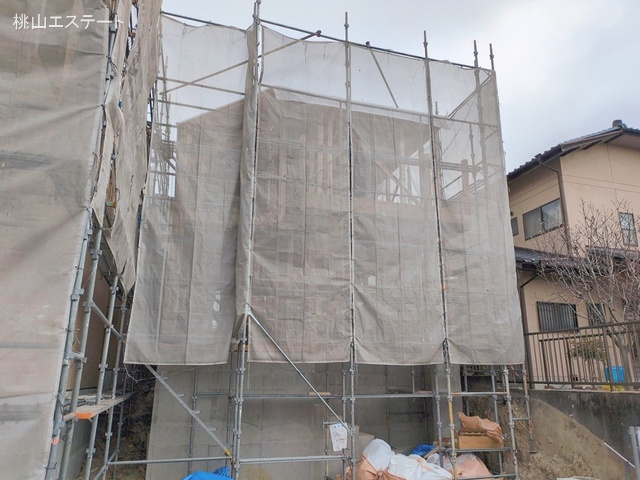 愛知県名古屋市天白区梅が丘３丁目の新築戸建て上棟写真 2026年1月26日撮影