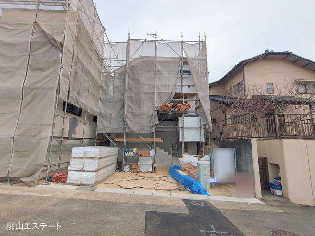 愛知県名古屋市天白区梅が丘３丁目の新築戸建てシート写真 2026年2月19日撮影