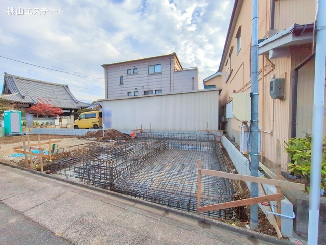 愛知県名古屋市東区徳川２丁目の新築戸建て基礎写真 2025年11月10日撮影