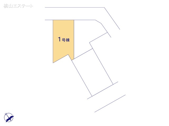 愛知県日進市梅森台１丁目の新築戸建て全体区画図 ※図面と異なる場合は現況を優先