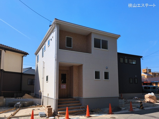 愛知県日進市梅森台1丁目の新築戸建て外構写真 2026年3月8日撮影