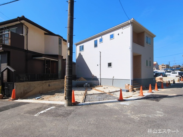 愛知県日進市梅森台1丁目の新築戸建て外構写真 2026年3月8日撮影