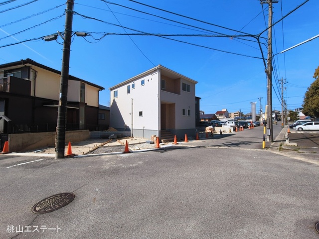 愛知県日進市梅森台1丁目の新築戸建て外構写真 2026年3月8日撮影