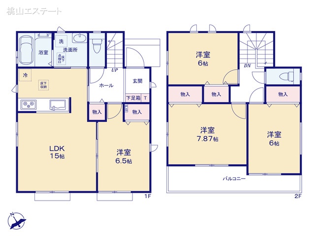 愛知県刈谷市築地町２丁目の新築戸建て 4LDK間取図 ※図面と異なる場合は現況を優先
