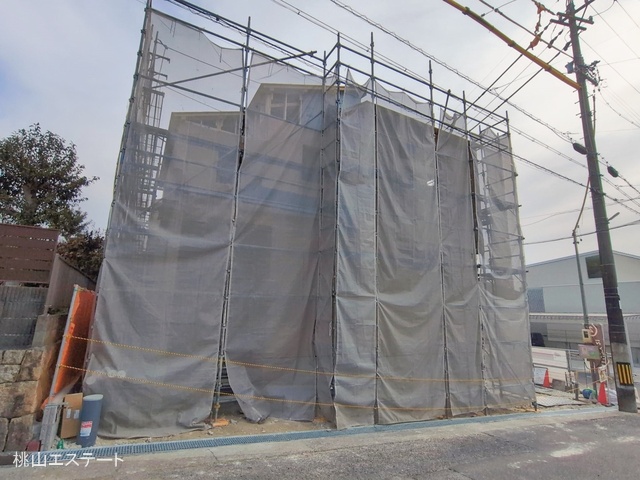 愛知県豊明市二村台７丁目の新築戸建て上棟写真 2026年2月5日撮影