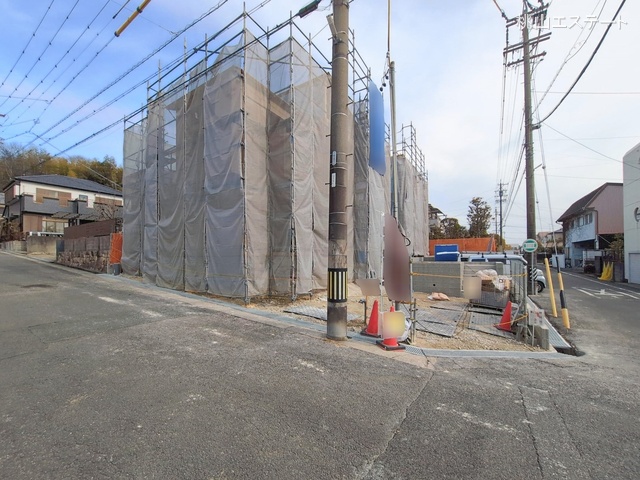 愛知県豊明市二村台７丁目の新築戸建て上棟写真 2026年2月5日撮影
