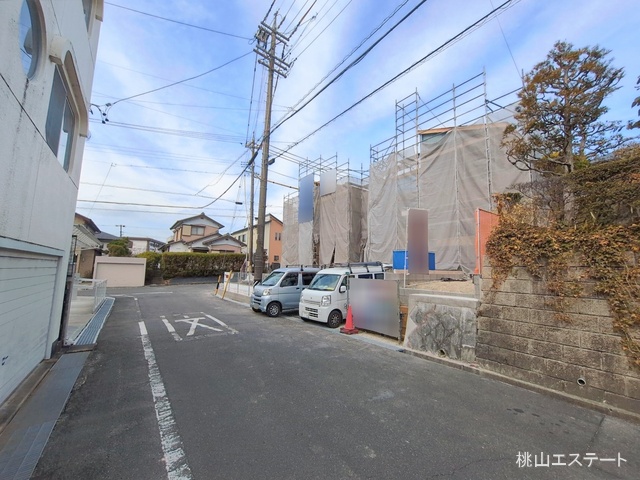 愛知県豊明市二村台７丁目の新築戸建て上棟写真 2026年2月5日撮影