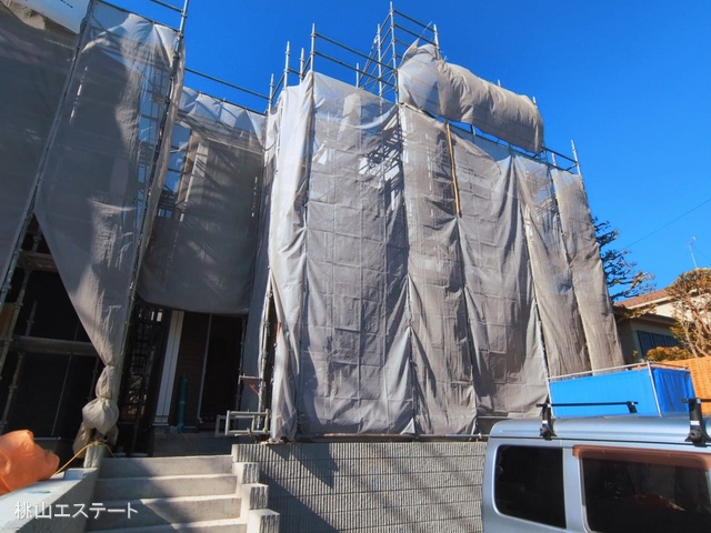 愛知県豊明市二村台7丁目の新築戸建てシート写真 2026年3月3日撮影