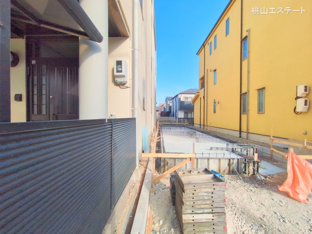 愛知県名古屋市中村区稲葉地町４丁目の新築戸建て基礎写真 2025年12月10日撮影