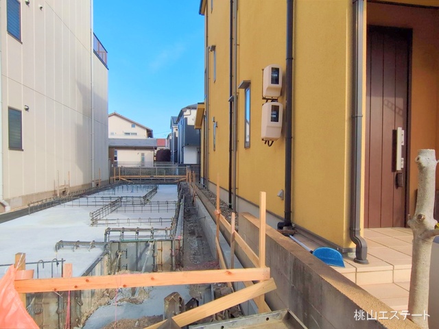 愛知県名古屋市中村区稲葉地町４丁目の新築戸建て基礎写真 2025年12月10日撮影