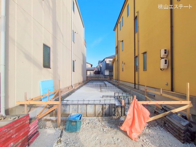 愛知県名古屋市中村区稲葉地町４丁目の新築戸建て基礎写真 2025年12月10日撮影