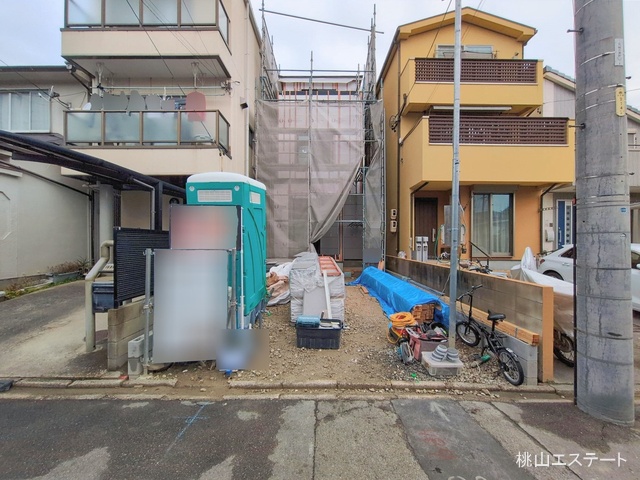 愛知県名古屋市中村区稲葉地町４丁目の新築戸建てシート写真 2026年2月25日撮影