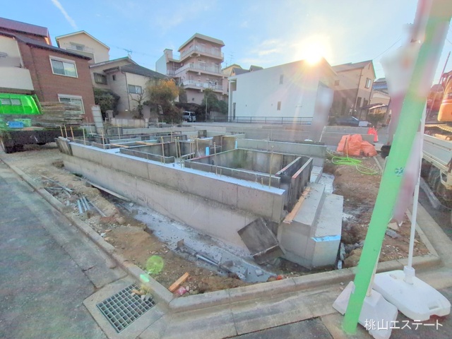 愛知県名古屋市南区呼続２丁目の新築戸建て基礎写真 2025年12月10日撮影