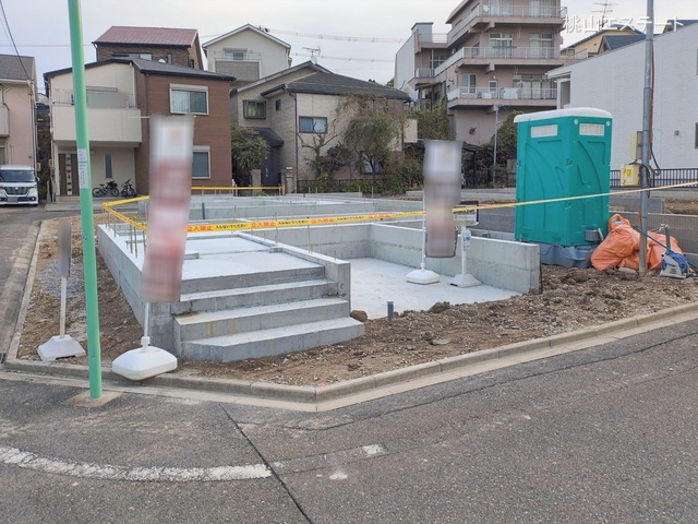 愛知県名古屋市南区呼続２丁目の新築戸建て基礎写真 2026年1月6日撮影