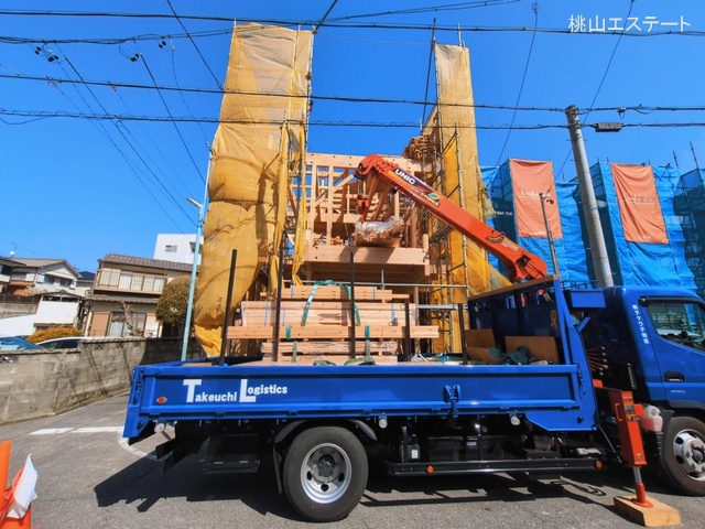 愛知県名古屋市南区呼続2丁目の新築戸建て上棟写真 2026年3月4日撮影