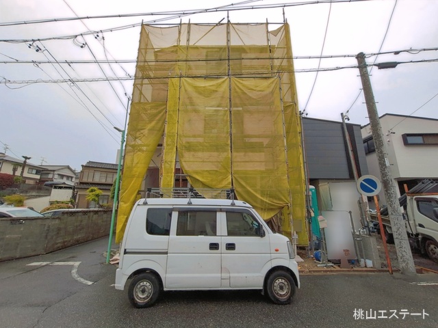愛知県名古屋市南区呼続２丁目の新築戸建てシート写真 2026年4月14日撮影
