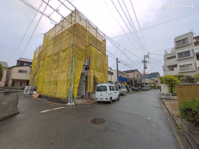 愛知県名古屋市南区呼続２丁目の新築戸建てシート写真 2026年4月14日撮影