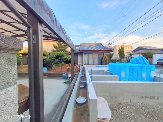 愛知県名古屋市北区成願寺1丁目の新築戸建て基礎写真 2025年12月10日撮影