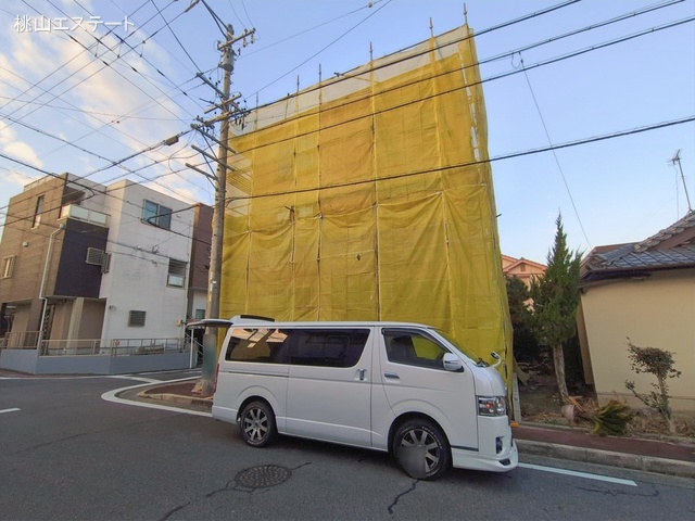 愛知県名古屋市北区成願寺１丁目の新築戸建て上棟写真 2026年1月12日撮影