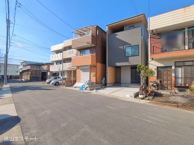 愛知県名古屋市北区長喜町４丁目の新築戸建て完成写真 2026年2月25日撮影