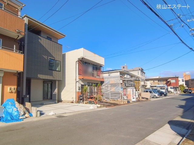 愛知県名古屋市北区長喜町４丁目の新築戸建て完成写真 2026年2月25日撮影