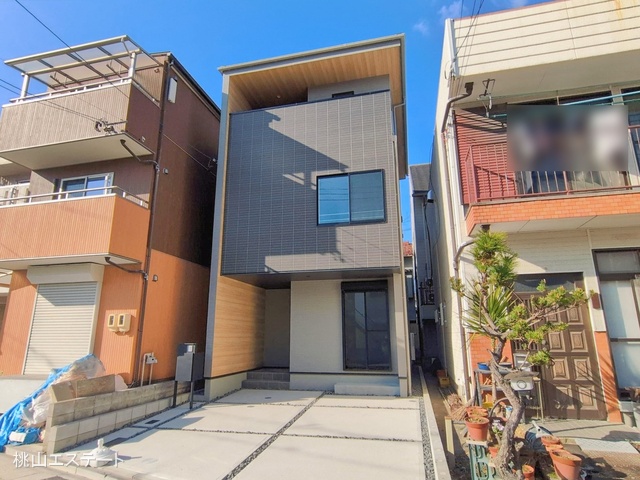 愛知県名古屋市北区長喜町４丁目の新築戸建て完成写真 2026年2月25日撮影