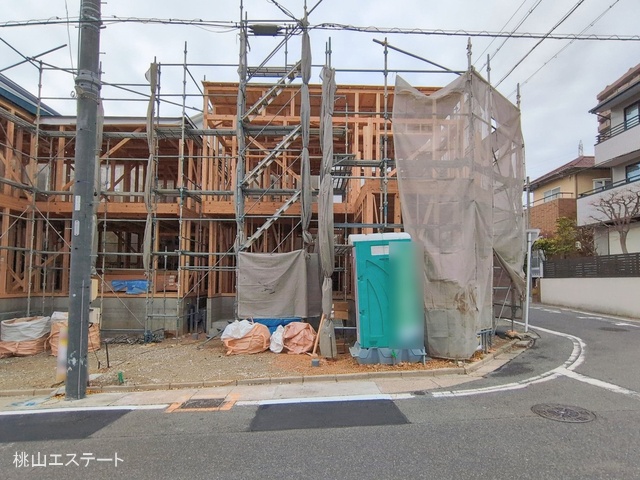愛知県名古屋市緑区黒沢台１丁目の新築戸建て上棟写真 2026年2月25日撮影