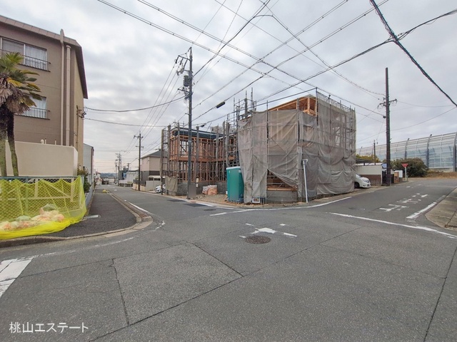 愛知県名古屋市緑区黒沢台１丁目の新築戸建て上棟写真 2026年2月25日撮影