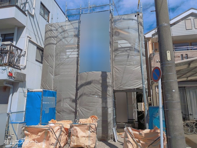 愛知県名古屋市守山区苗代２丁目の新築戸建てシート写真 2026年4月1日撮影