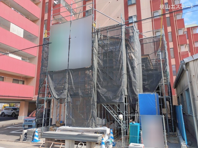 愛知県名古屋市港区小碓２丁目の新築戸建てシート写真 2026年2月16日撮影