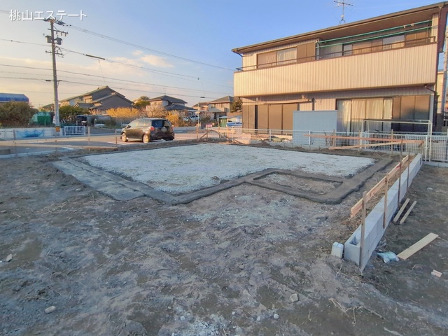 愛知県名古屋市港区東茶屋１丁目の新築戸建て基礎写真 2026年2月11日撮影