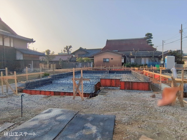 愛知県名古屋市中村区日比津町４丁目の新築戸建て基礎写真 2026年1月18日撮影
