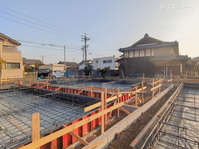 愛知県名古屋市中村区日比津町４丁目の新築戸建て基礎写真 2026年1月18日撮影