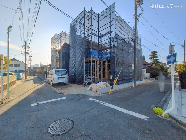 愛知県名古屋市中村区日比津町４丁目の新築戸建て上棟写真 2026年2月9日撮影