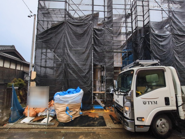 愛知県名古屋市中村区日比津町４丁目の新築戸建てシート写真 2026年3月2日撮影