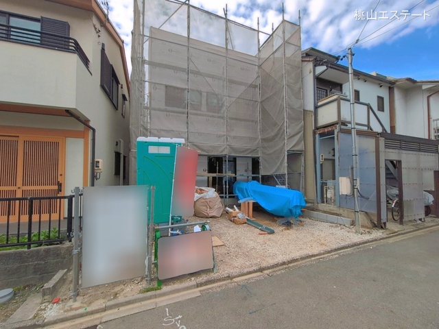 愛知県名古屋市中川区牛立町３丁目の新築戸建てシート写真 2026年4月12日撮影