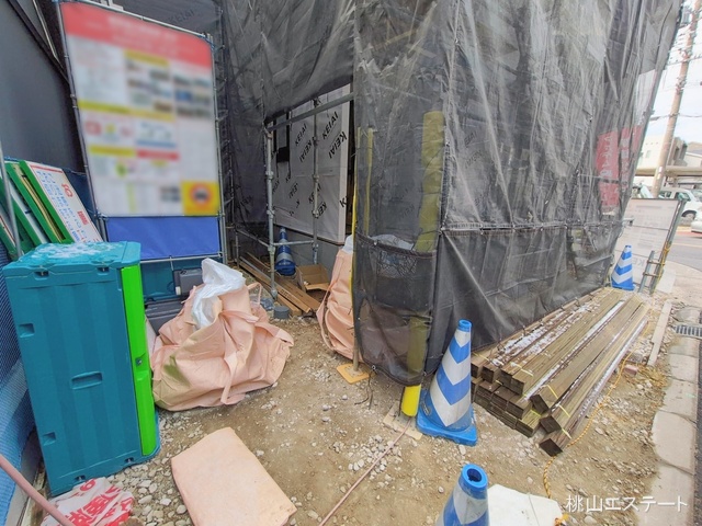 愛知県名古屋市南区元桜田町4丁目の新築戸建てシート写真 2026年1月22日撮影