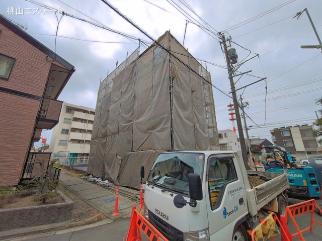 愛知県名古屋市中川区松葉町２丁目の新築戸建て上棟写真 2026年3月31日撮影