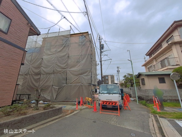 愛知県名古屋市中川区松葉町２丁目の新築戸建て上棟写真 2026年3月31日撮影