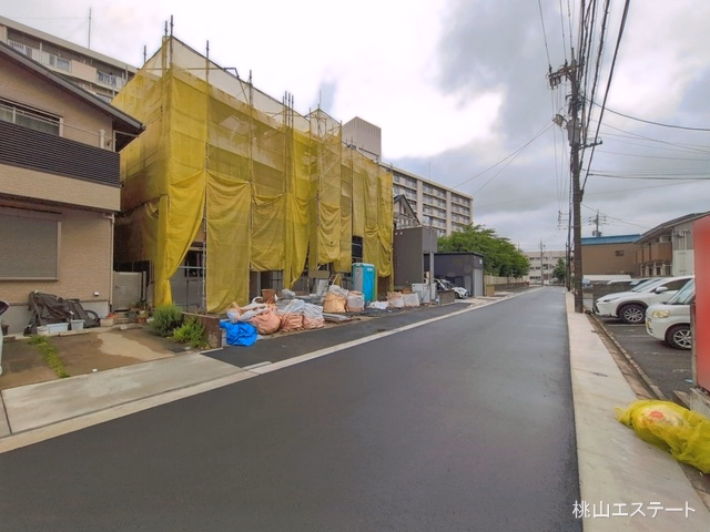 愛知県名古屋市北区山田４丁目の新築戸建てシート写真 2026年6月14日撮影