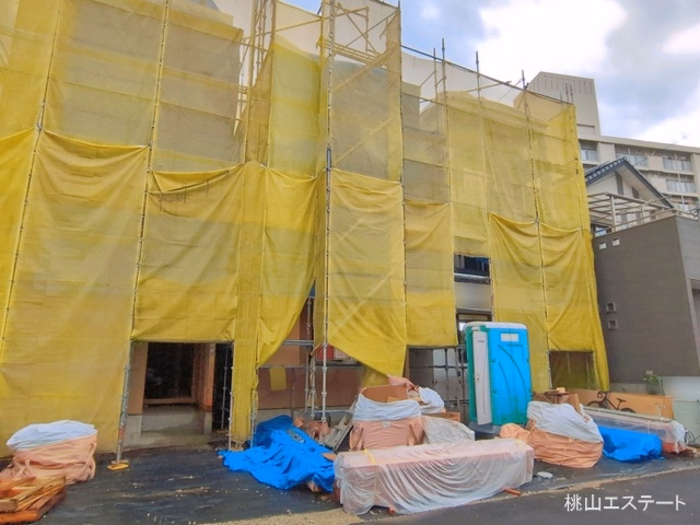 愛知県名古屋市北区山田4丁目の新築戸建て上棟写真 2026年5月21日撮影