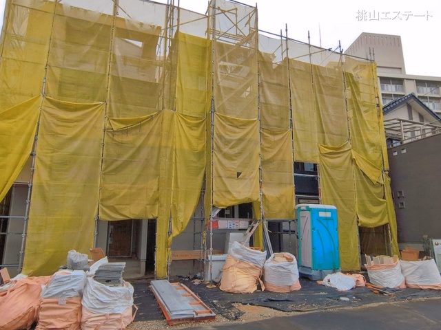 愛知県名古屋市北区山田4丁目の新築戸建てシート写真 2026年6月14日撮影