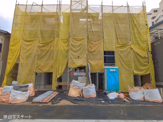 愛知県名古屋市北区山田4丁目の新築戸建てシート写真 2026年6月14日撮影