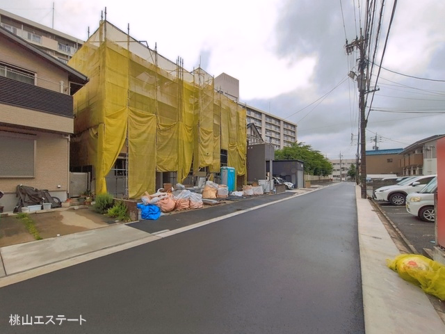 愛知県名古屋市北区山田4丁目の新築戸建てシート写真 2026年6月14日撮影