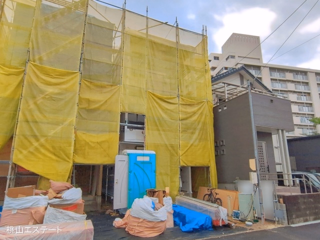 愛知県名古屋市北区山田4丁目の新築戸建てシート写真 2026年5月21日撮影
