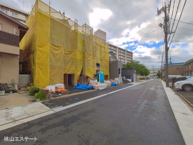 愛知県名古屋市北区山田4丁目の新築戸建てシート写真 2026年5月21日撮影