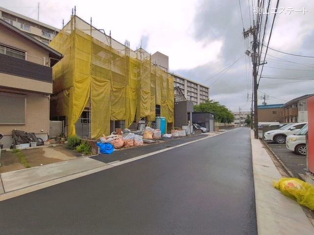 愛知県名古屋市北区山田4丁目の新築戸建てシート写真 2026年6月14日撮影